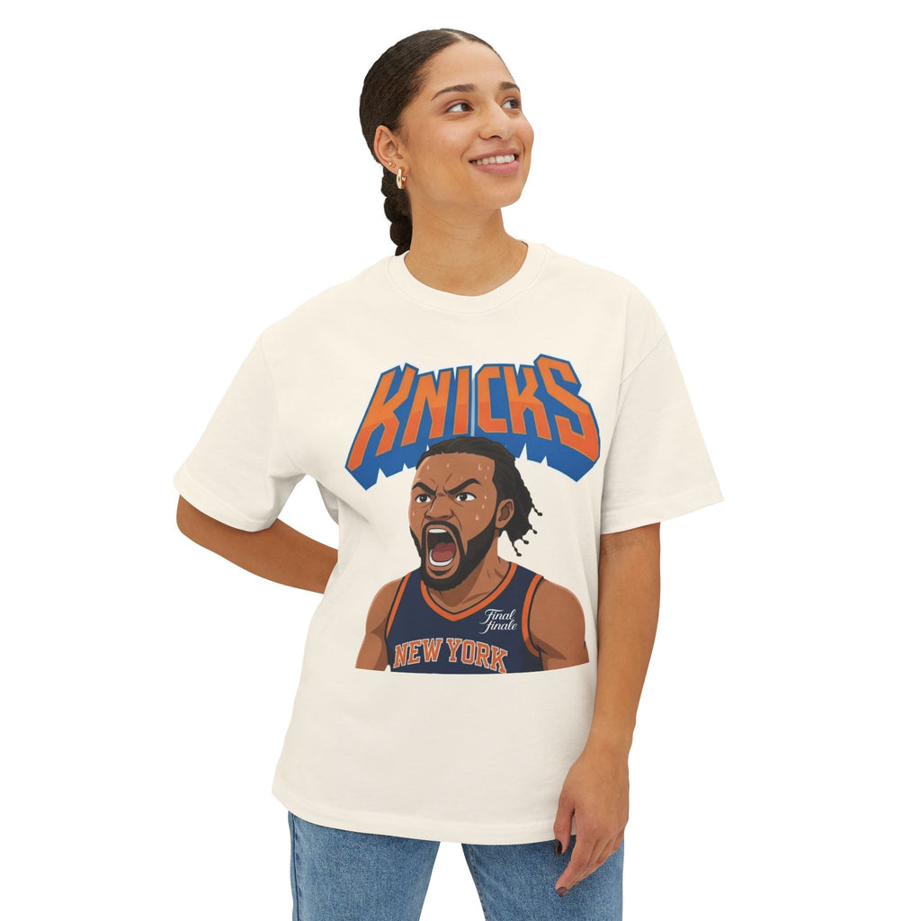 Knicks Graphic Tee - Retro Basketball Fan Shirt