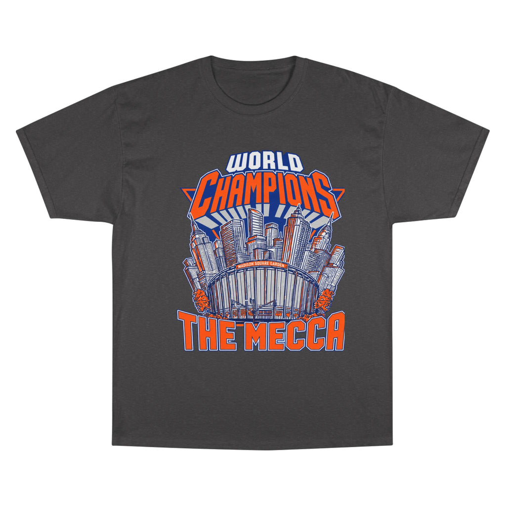 World Champions The Mecca T-Shirt — New York City 2026 Sports Fan Tee