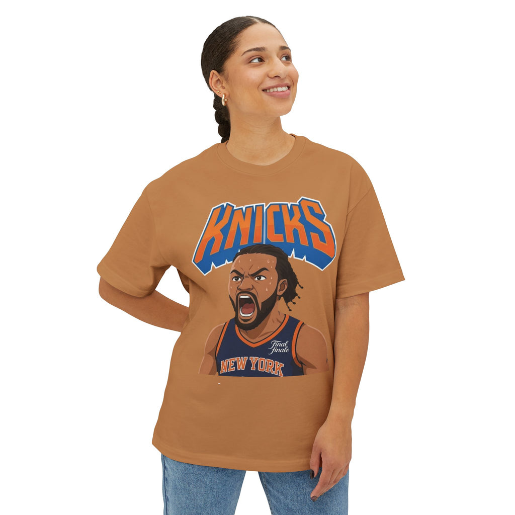 Knicks Graphic Tee - Retro Basketball Fan Shirt