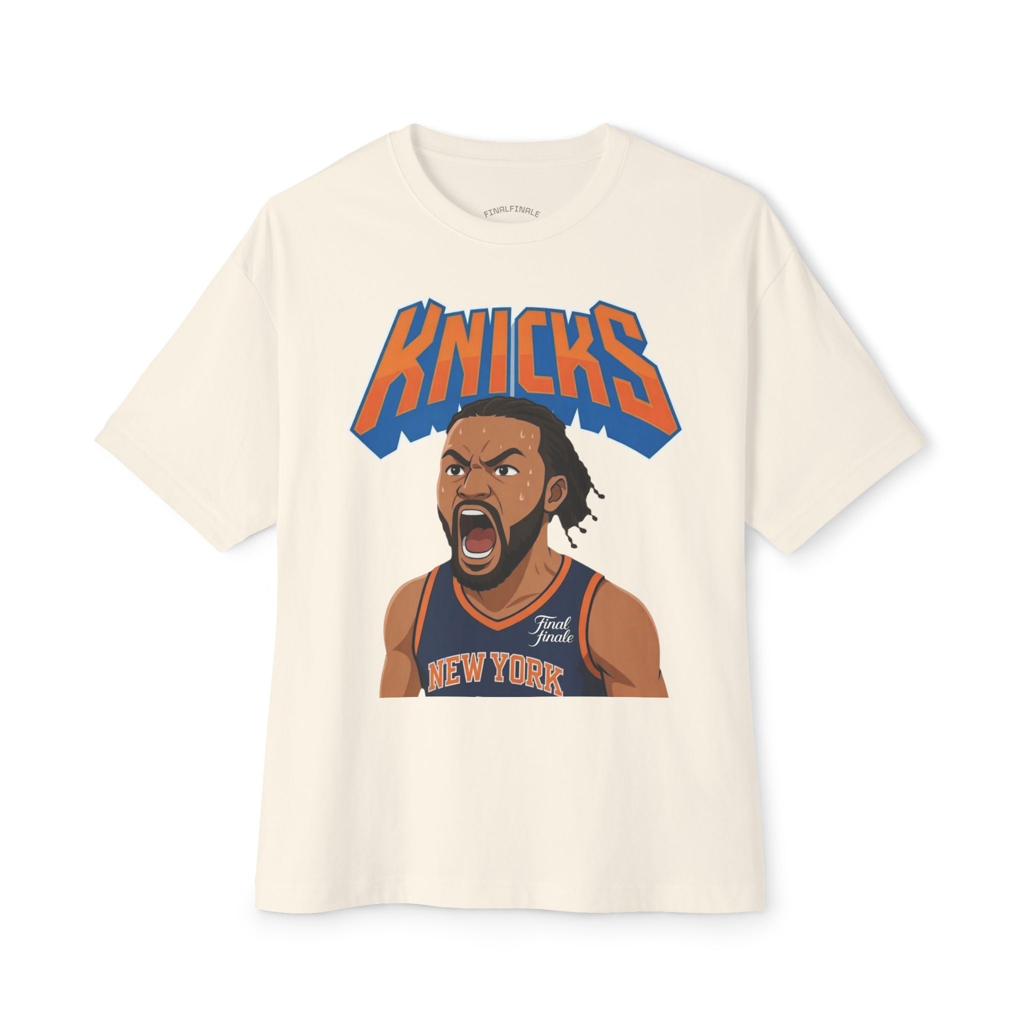 Knicks retro basketball tee - colorway mockup