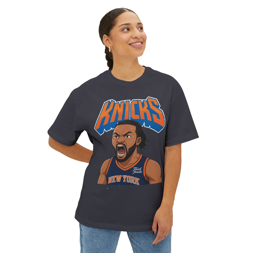 Knicks Graphic Tee - Retro Basketball Fan Shirt