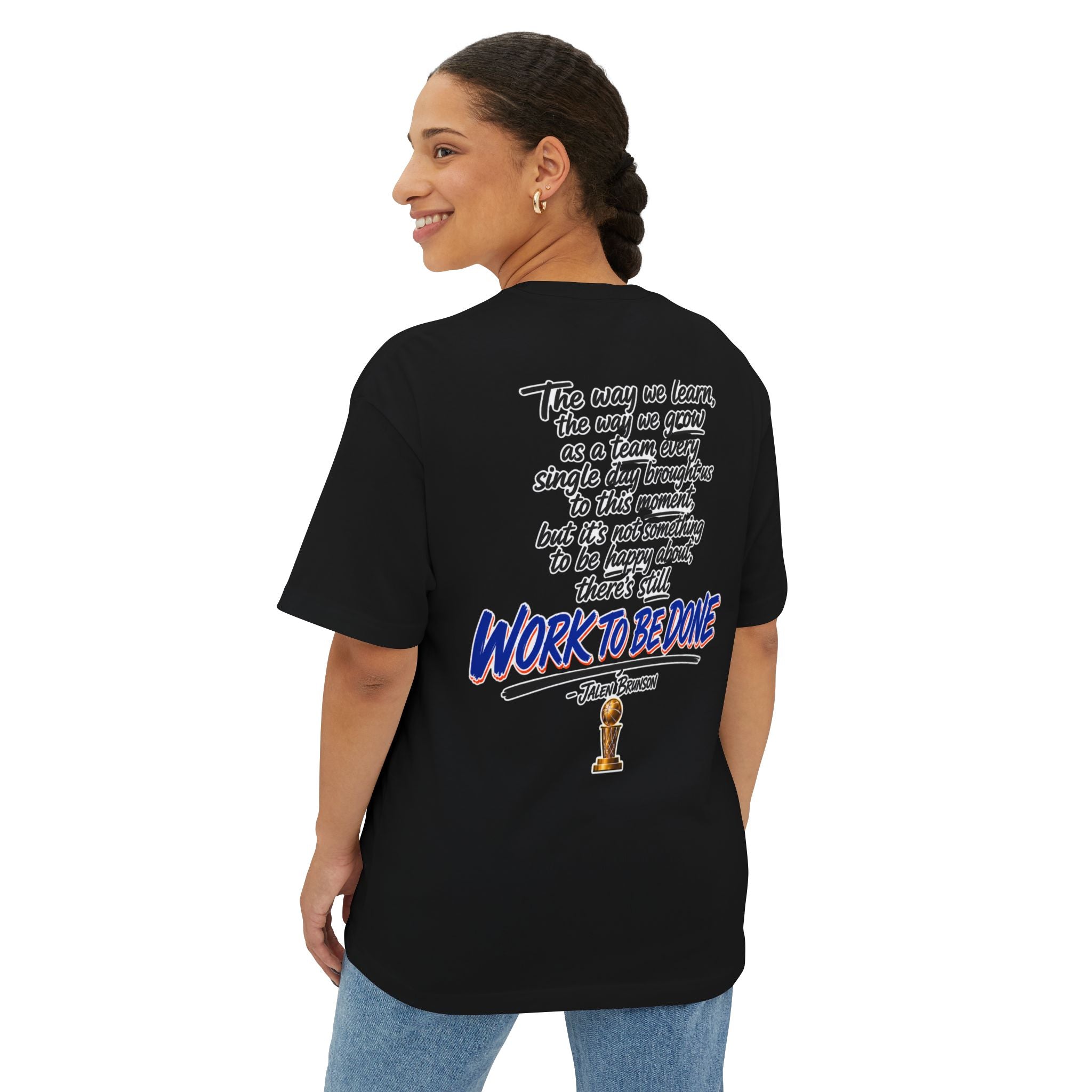 Knicks Graphic Tee - Retro Basketball Fan Shirt