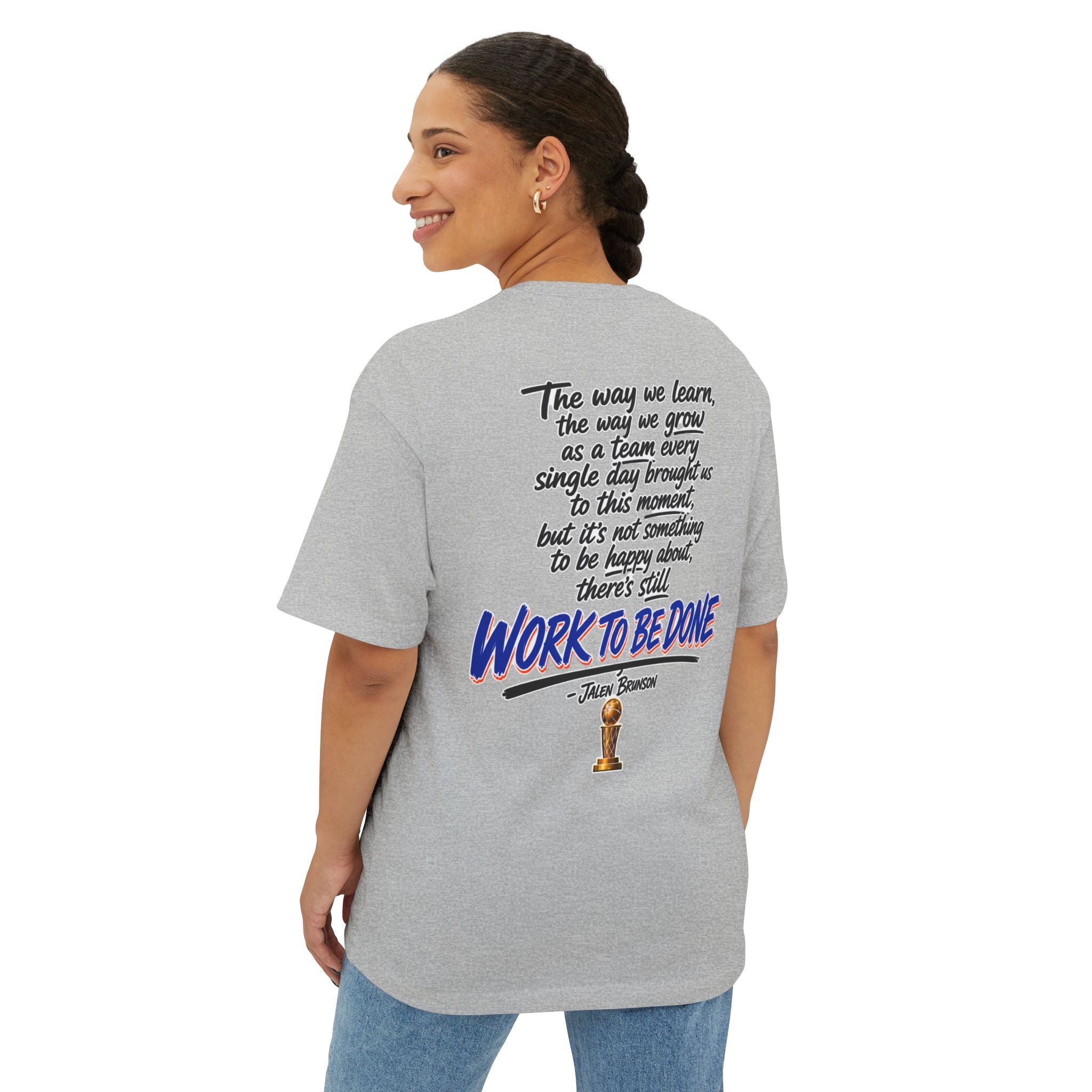 Knicks Graphic Tee - Retro Basketball Fan Shirt