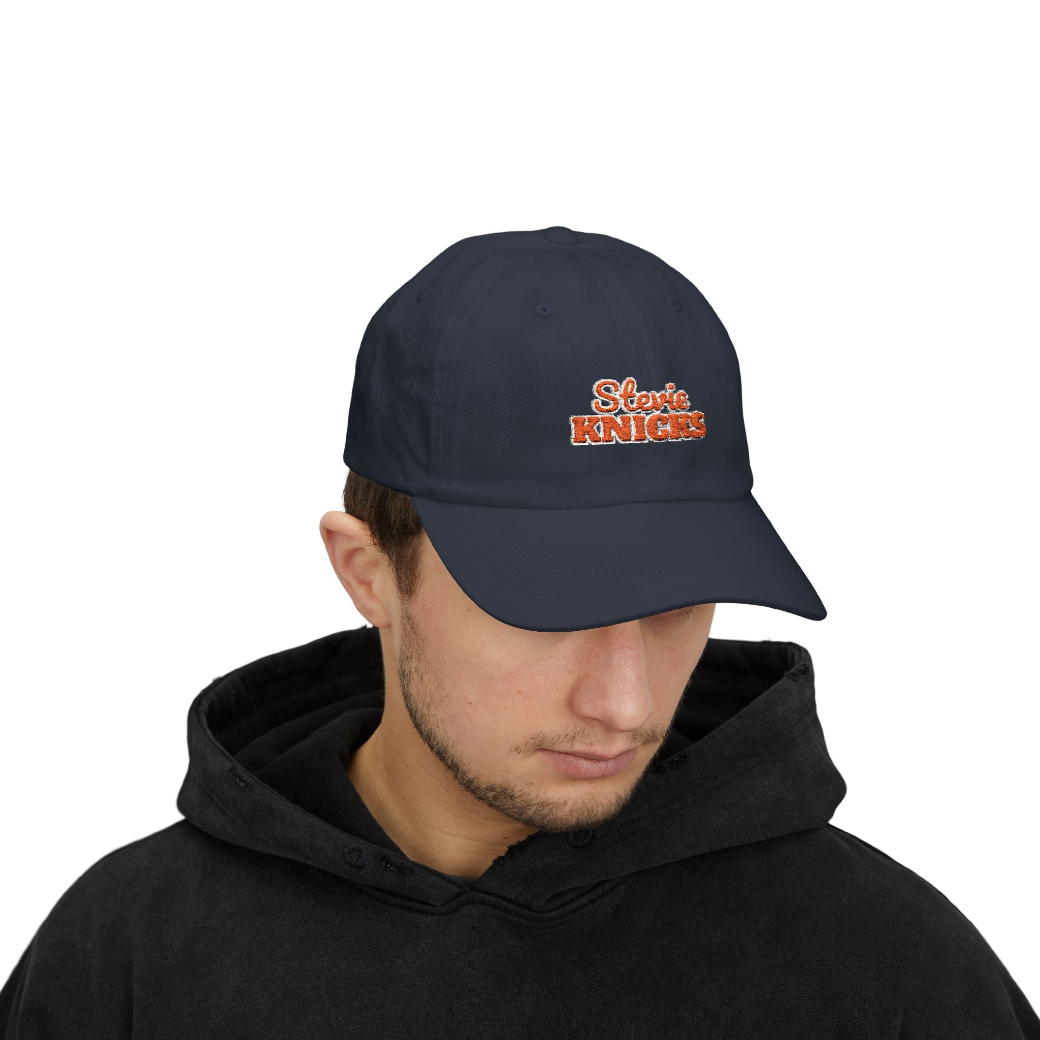 Stevie Knicks Dad Cap – Retro Orange Script Embroidered Baseball Hat