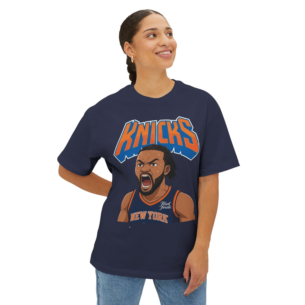 Knicks Graphic Tee - Retro Basketball Fan Shirt