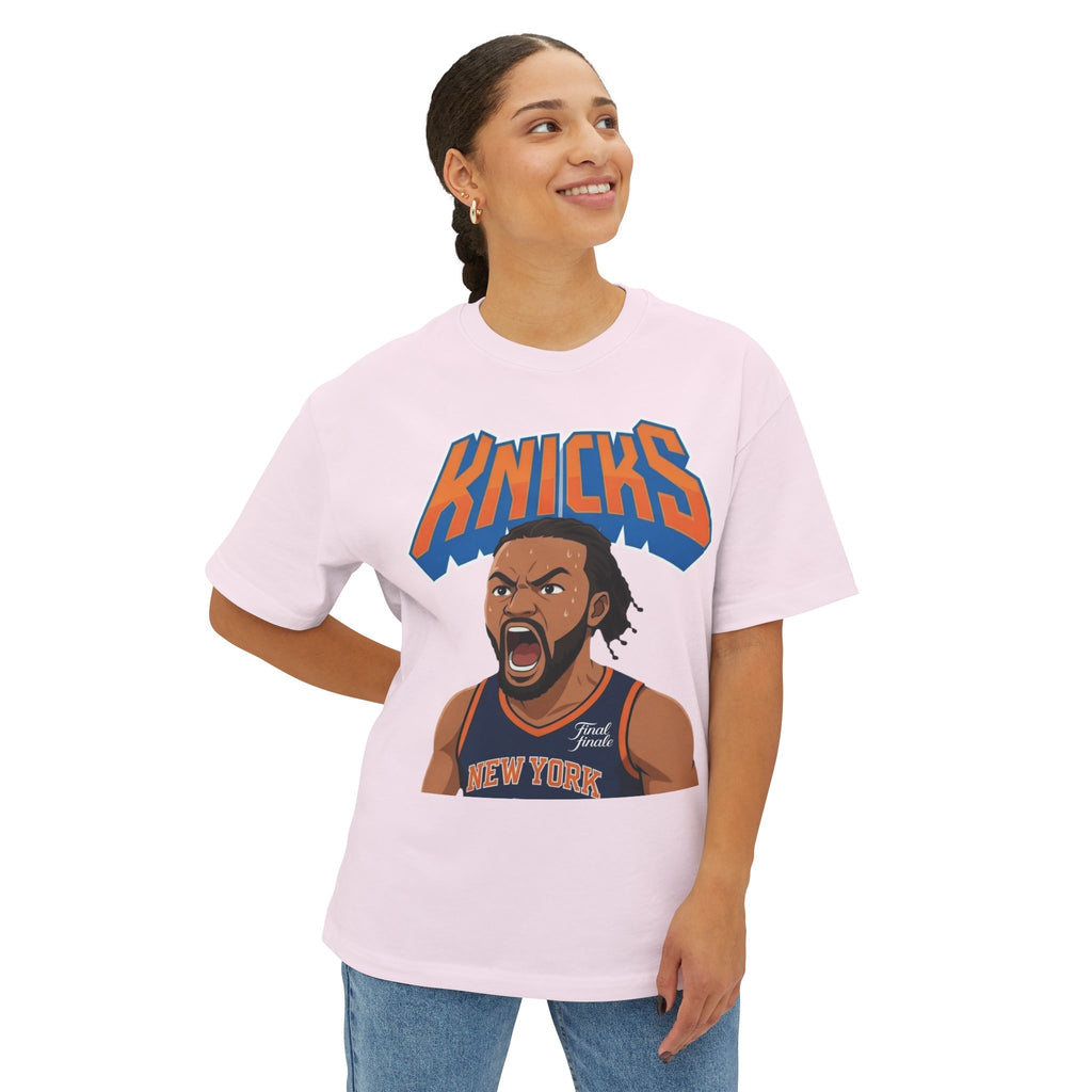 Knicks Graphic Tee - Retro Basketball Fan Shirt