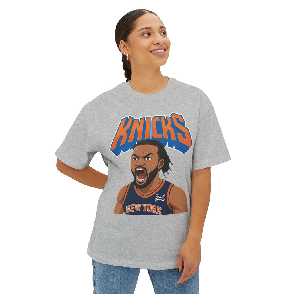 Knicks Graphic Tee - Retro Basketball Fan Shirt